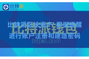 比特派区块资产  根据提醒进行账户注册和建造密码